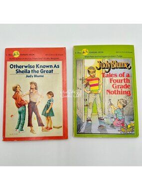 Judy Blume Yearling Book's Lot - Tales Of A Fourth Grade Nothing & Otherwise Kno